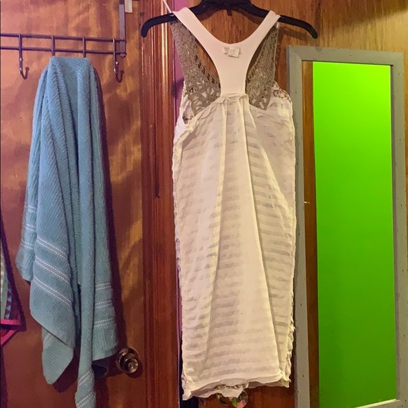 Sheer Ruffle Dress, Small - Picture 4 of 5